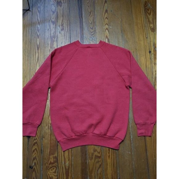 Vintage Chicago Sweatshirt Crewneck Medium Red Shirt Long Sleeve - Picture 9 of 9